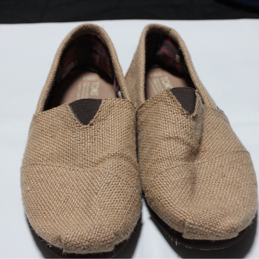 TOMS Burlap Slip-On Shoes